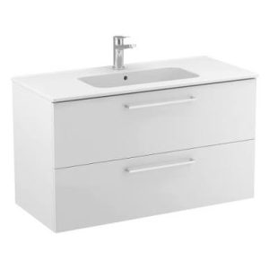 MOVEL MALDIVAS 100 BRANCO SUSP. C/LAVATORIO