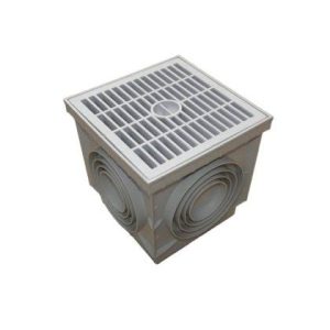 CAIXA PVC SAN. C/GRELHA 40X40 ODEM